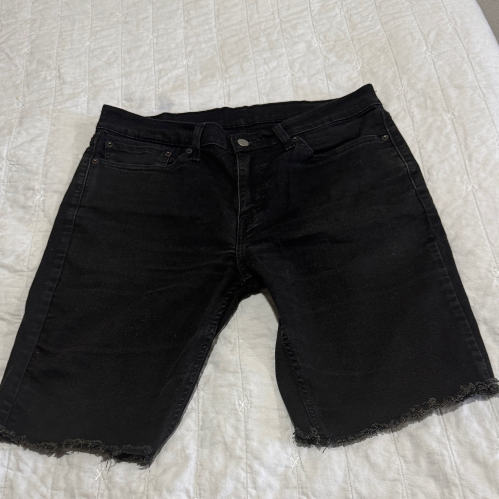 Levi's Charcoal Denim Shorts